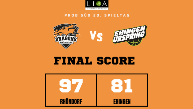 Final 20 Spieltag 24-25 Dragons Ehingen Kopf