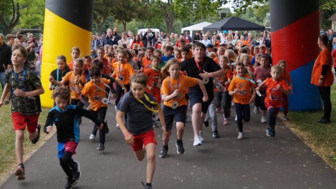 Sponsorenlauf St Martinus Grundschule für das Zirkusprojekt 2025 -- Foto© Thomas Scheben (17)