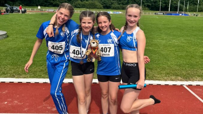 U14 und U16-Athleten des LVB mit Bestleistungen Foto © LVB
