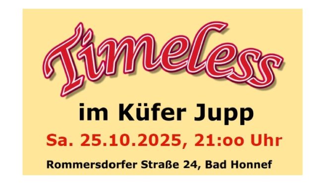 Timeless im Küfer 25-10-2025 Kopf